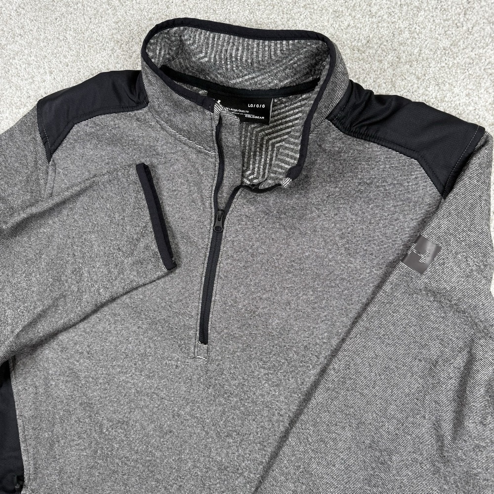 Under Armour Jacket Men's L Gorpcore Cold Gear Infrared Fleece 1/4 Zip